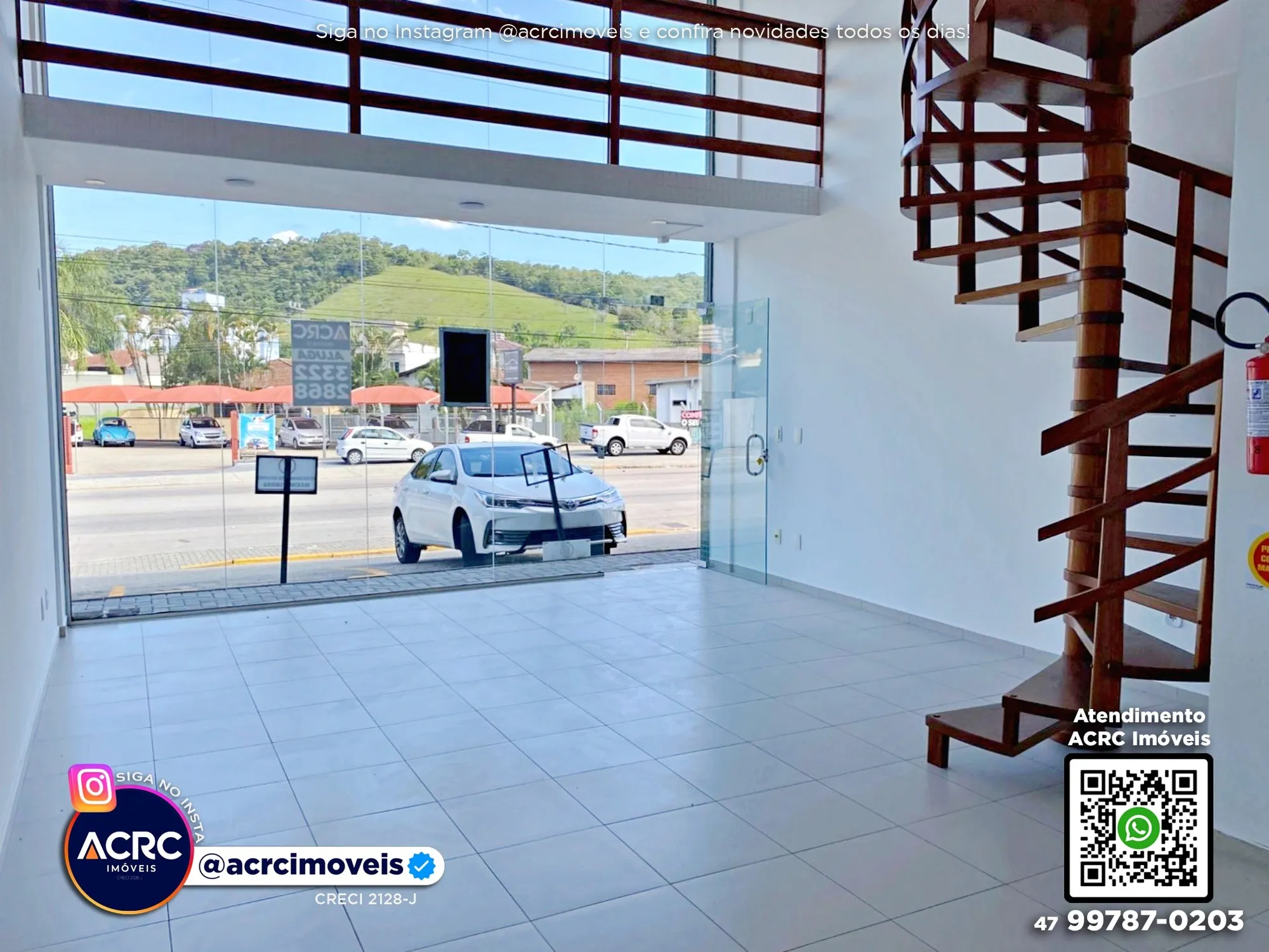 ACRC Imóveis - LJ00534 - Loja Comercial para Locação no Bairro Bela Vista em Gaspar — foto 2