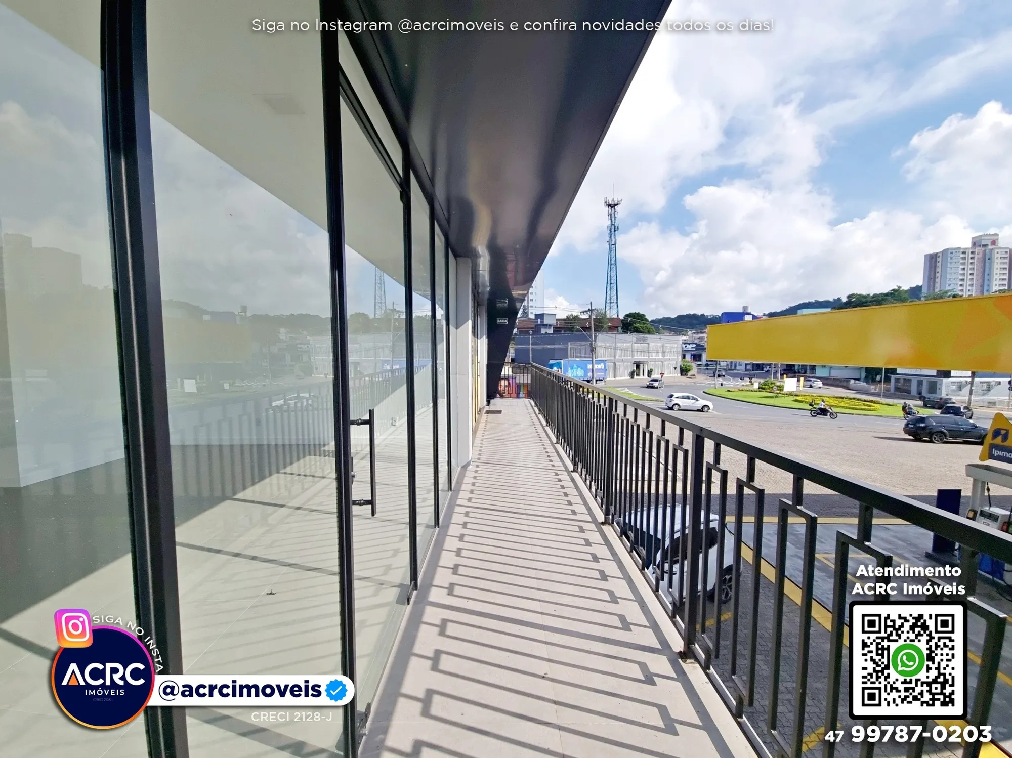 ACRC Imóveis - SA01386 - Sala para Locação no Bairro Velha em Blumenau — foto 2