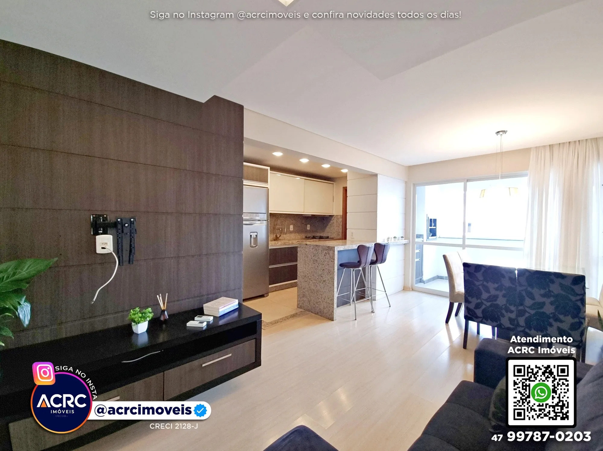 ACRC Imóveis - AP09703 - Apartamento para Locação no Bairro Vila Nova em Blumenau — foto 4