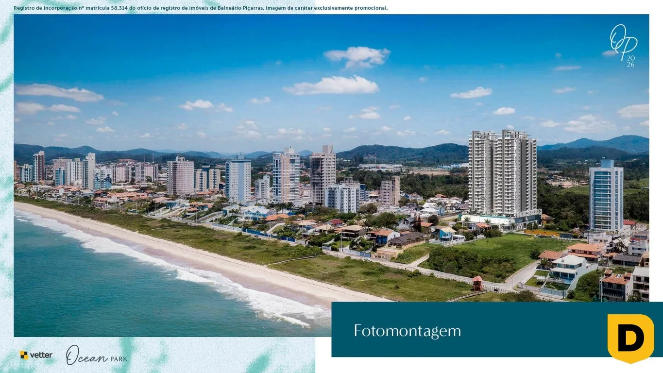 Apartamento Vista Mar no Ocean Park: 2 Suítes em Andar Alto no Melhor de Piçarras — foto 3