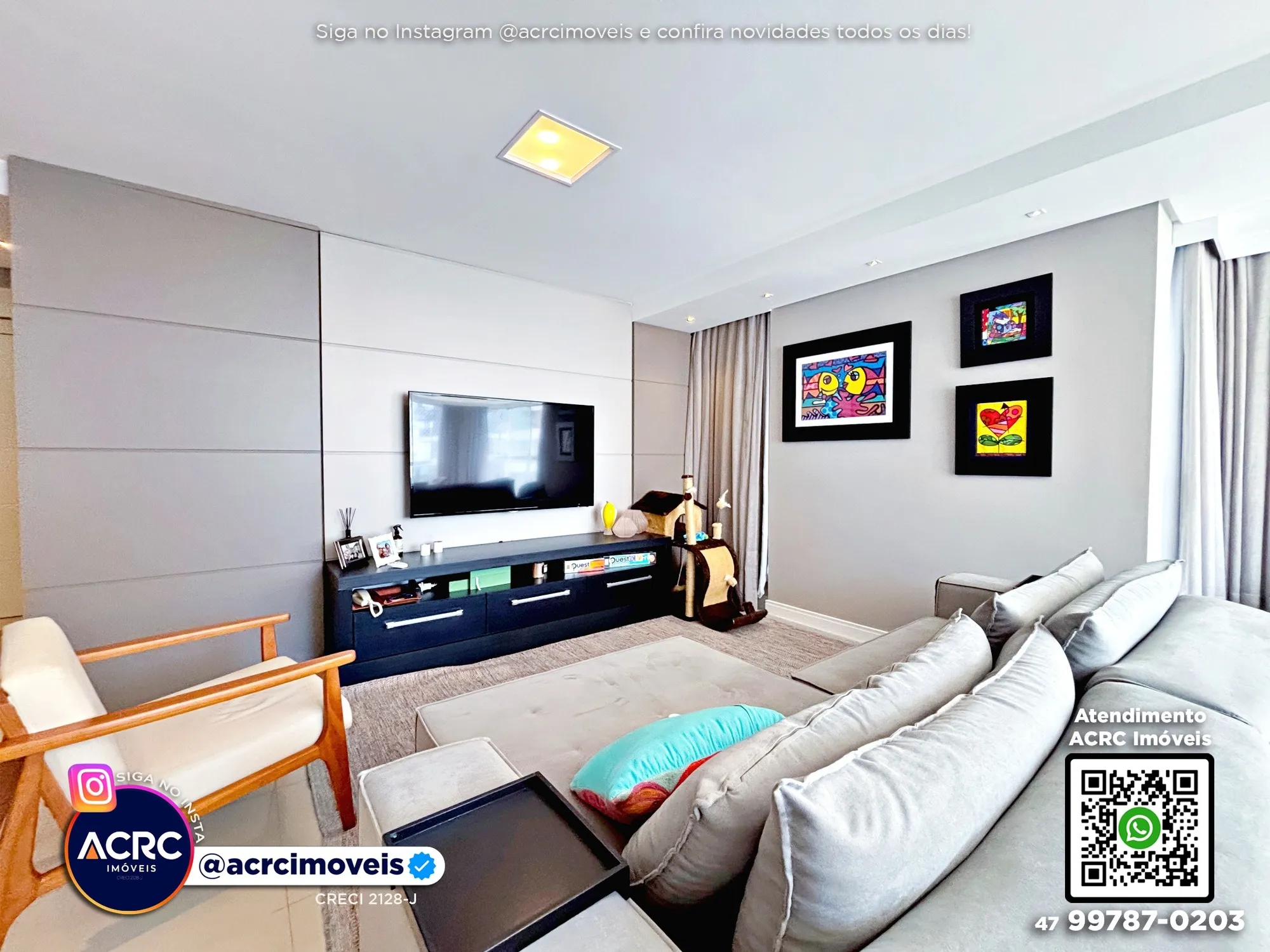 ACRC Imóveis - AP10138 - Apartamento beira mar a Venda em Balneário Camboriú — foto 3
