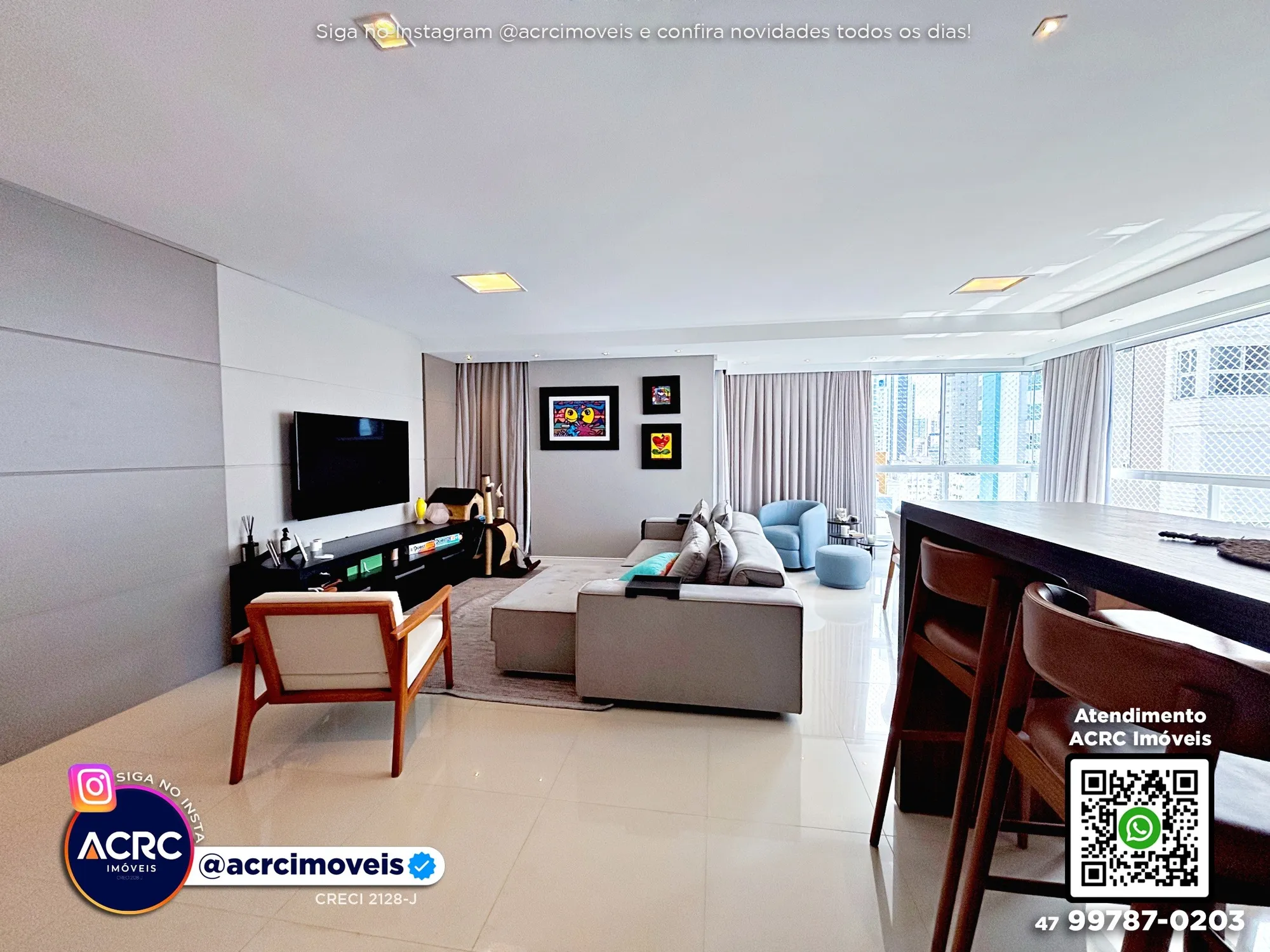 ACRC Imóveis - AP10138 - Apartamento beira mar a Venda em Balneário Camboriú — foto 4