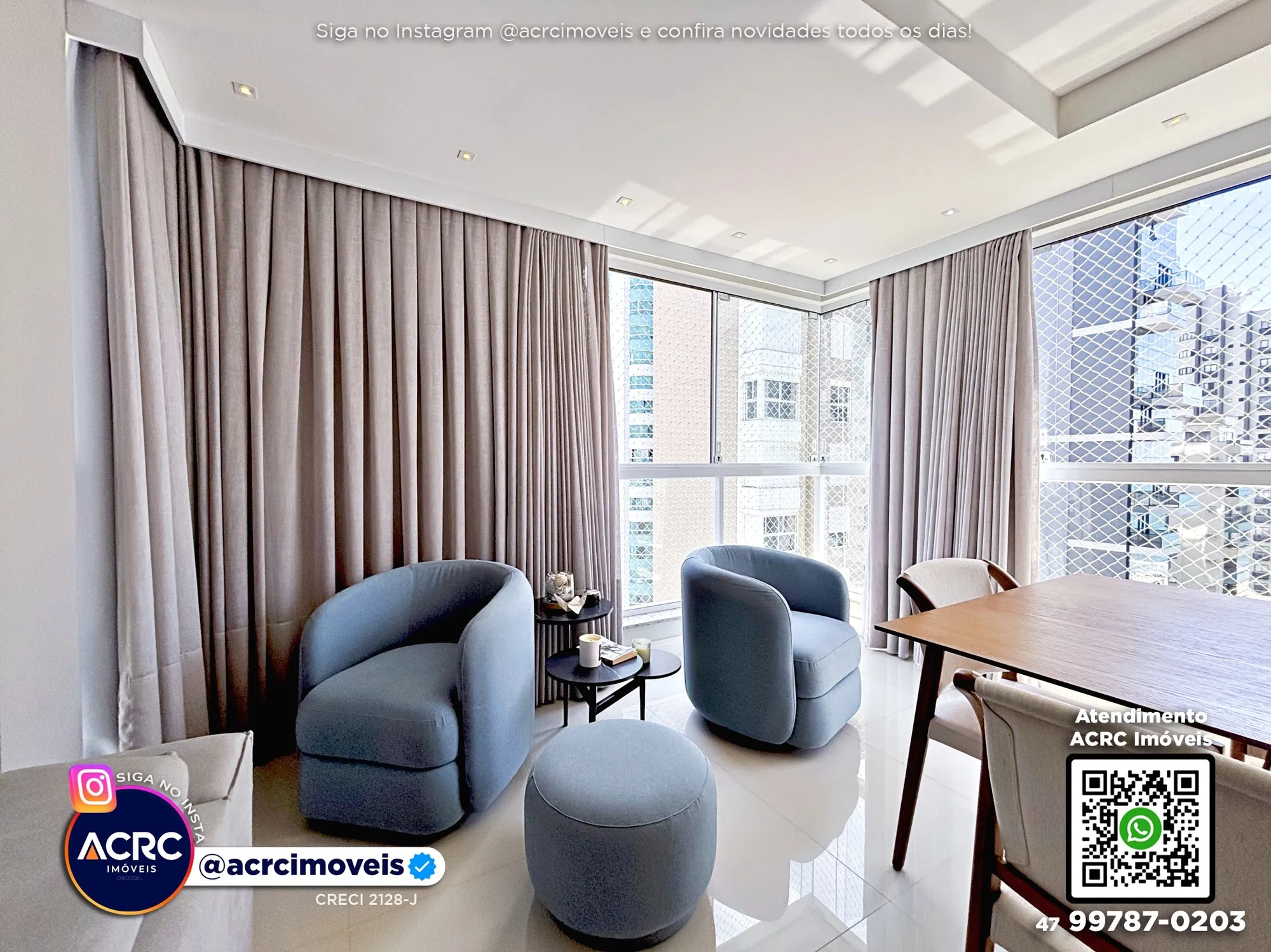 ACRC Imóveis - AP10138 - Apartamento beira mar a Venda em Balneário Camboriú — foto 5