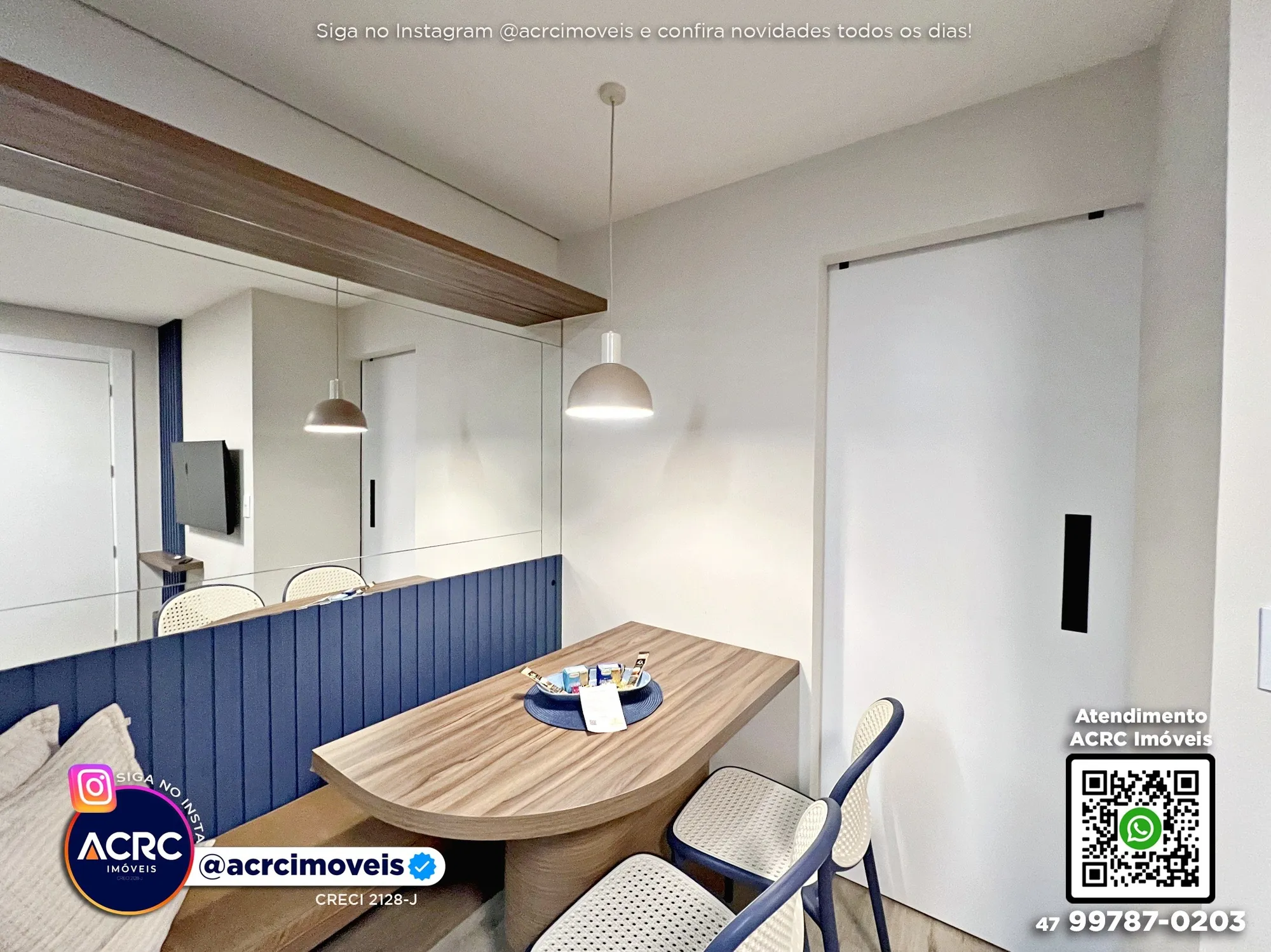 ACRC Imóveis - AP10136 - Apartamento para Locação no Bairro Centro em Blumenau — foto 2