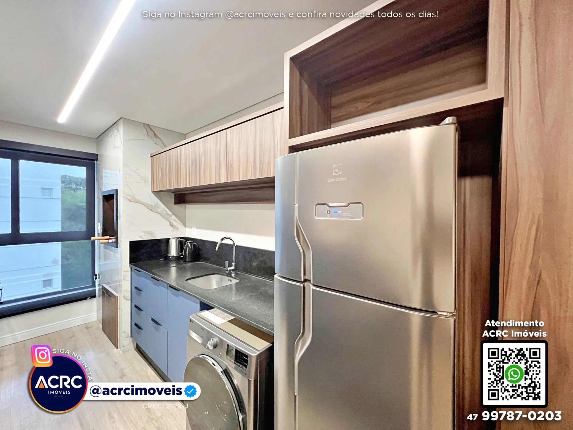 ACRC Imóveis - AP10136 - Apartamento para Locação no Bairro Centro em Blumenau — foto 4