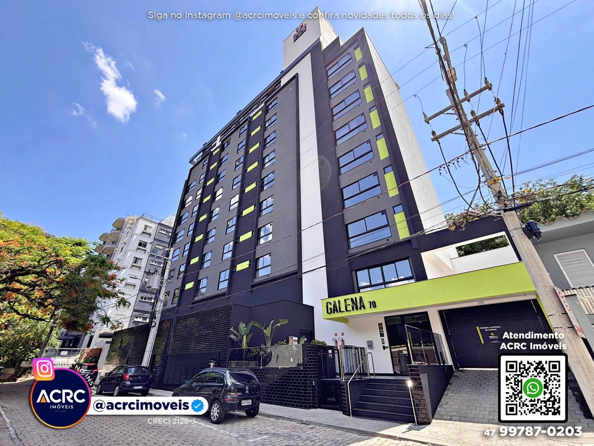 ACRC Imóveis - AP10135 - Apartamento para Locação no Bairro Centro em Blumenau — foto 2