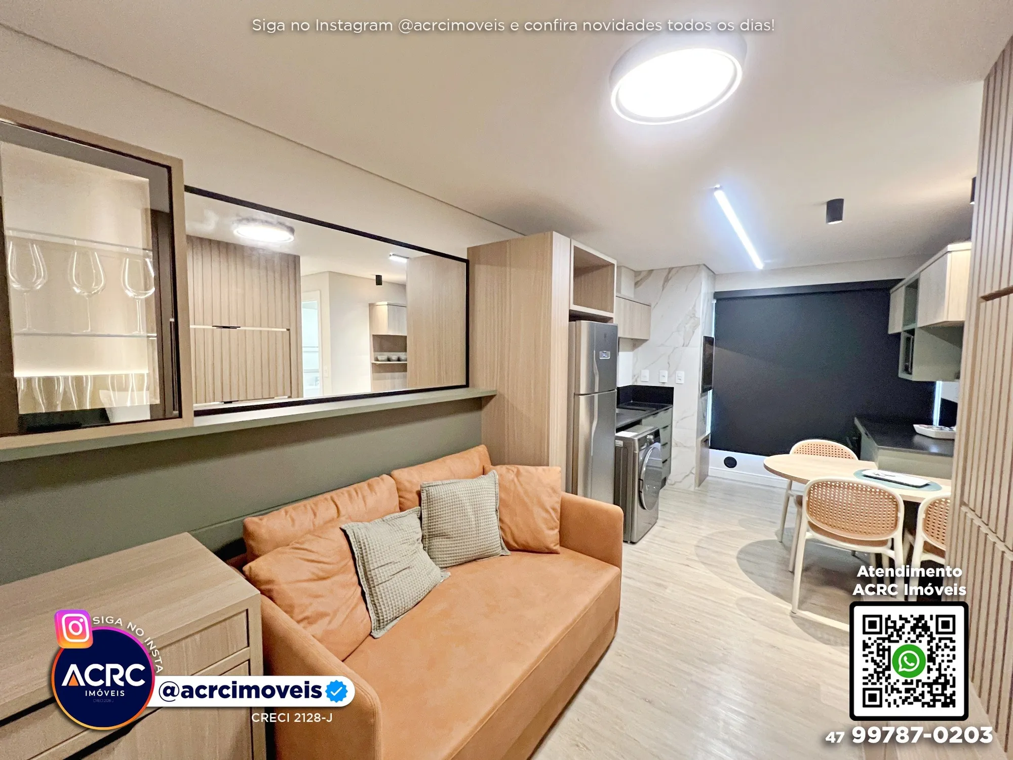 ACRC Imóveis - AP10135 - Apartamento para Locação no Bairro Centro em Blumenau — foto 4