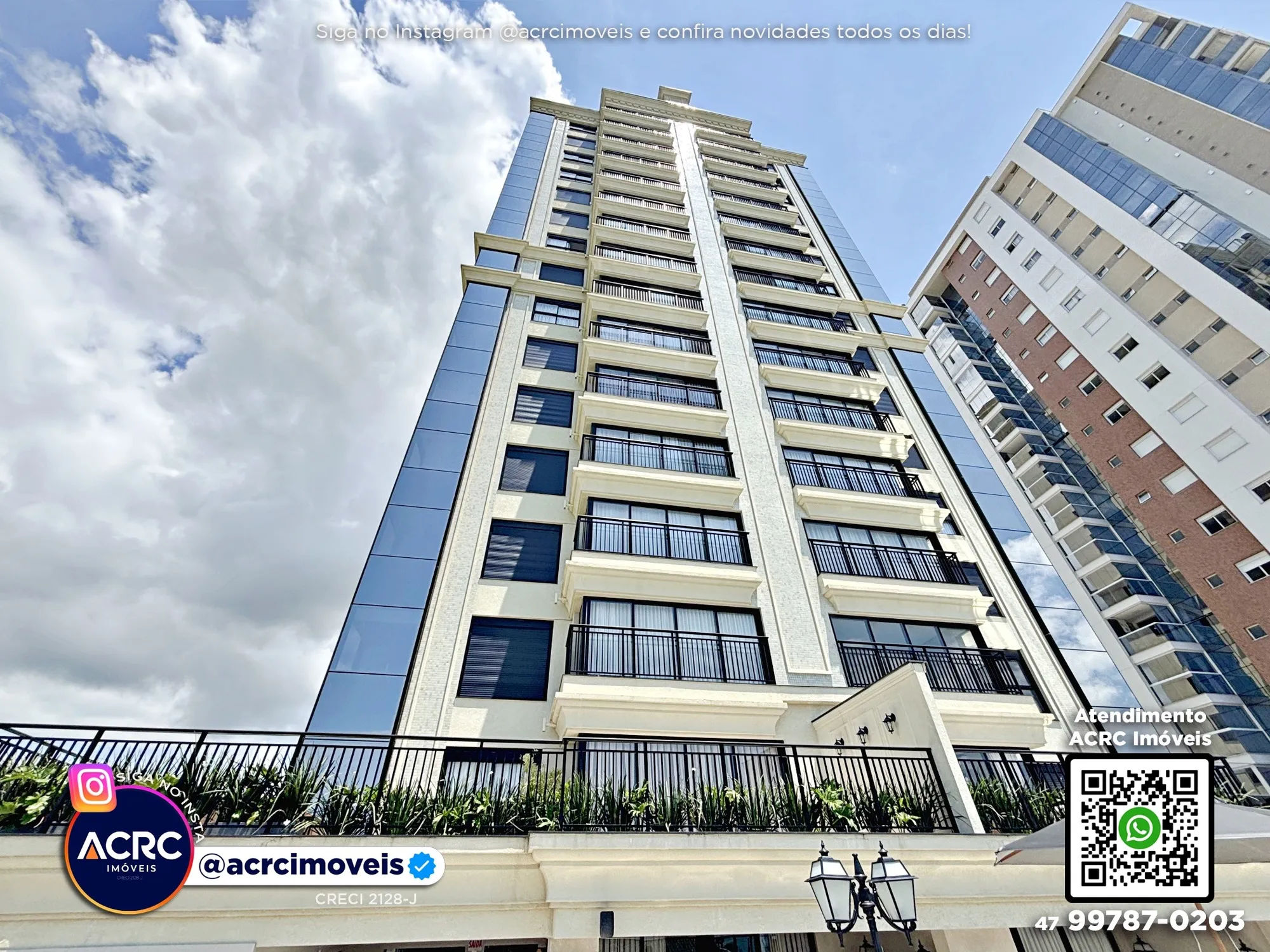 ACRC Imóveis - AP10152 - Apartamento beira mar a Venda no Bairro Itacolomi em Balneário Piçarras — foto 2