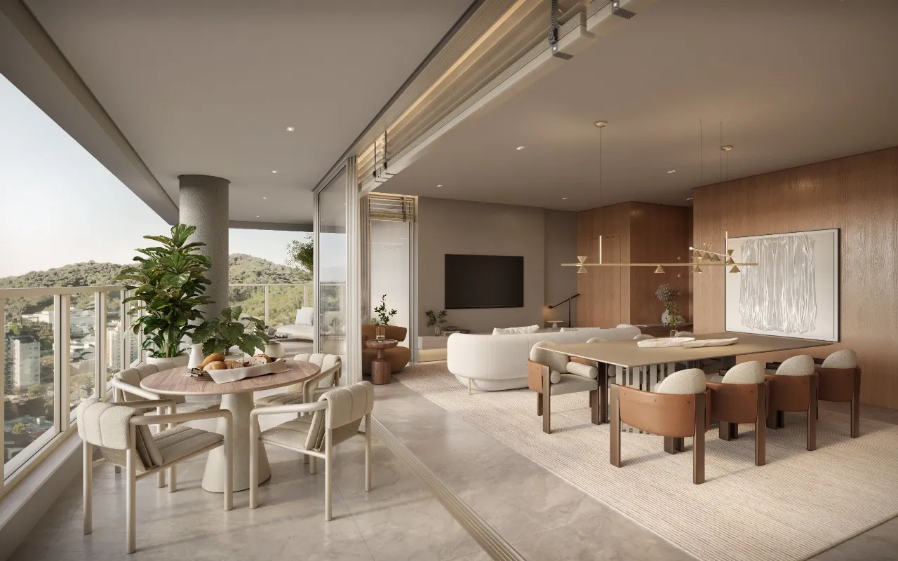 Apartamento Giardino no Edifício ATMA com 3 suítes à venda no bairro Glória em Joinville a partir de R$ 2.562.445,96 — foto 3