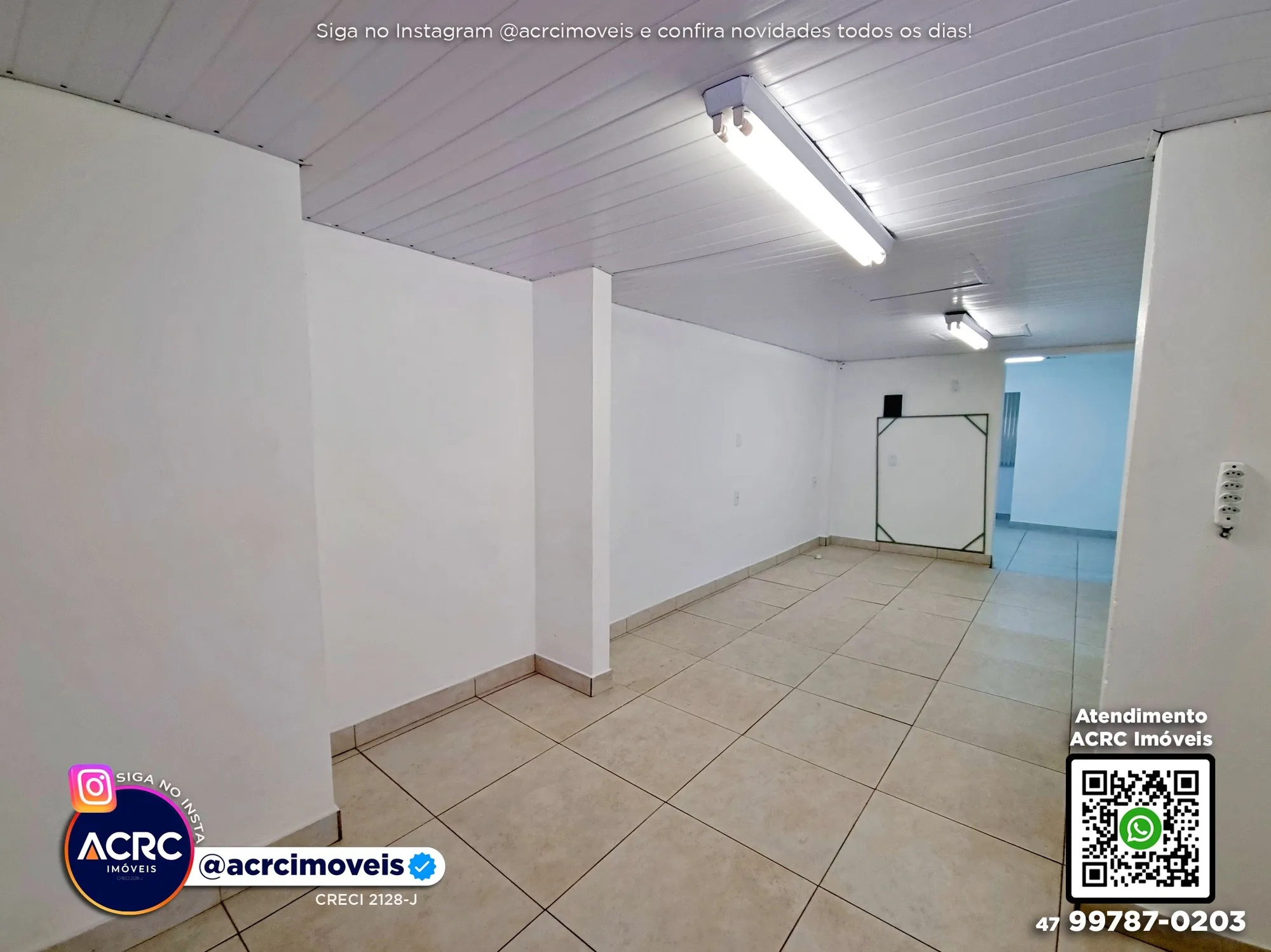 ACRC Imóveis - SA01390 - Sala Comercial para Locação no Bairro Velha em Blumenau — foto 2