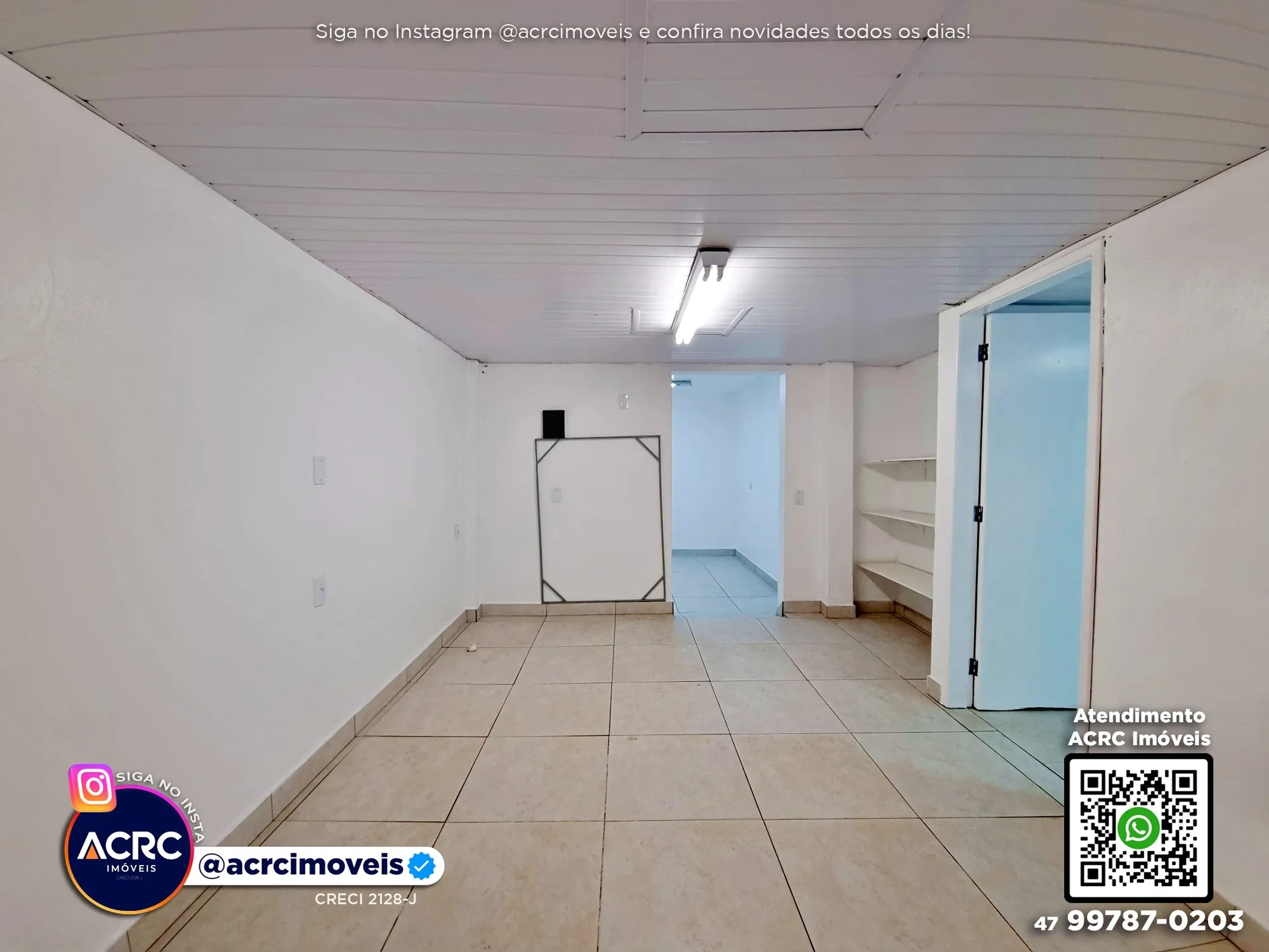 ACRC Imóveis - SA01390 - Sala Comercial para Locação no Bairro Velha em Blumenau — foto 3