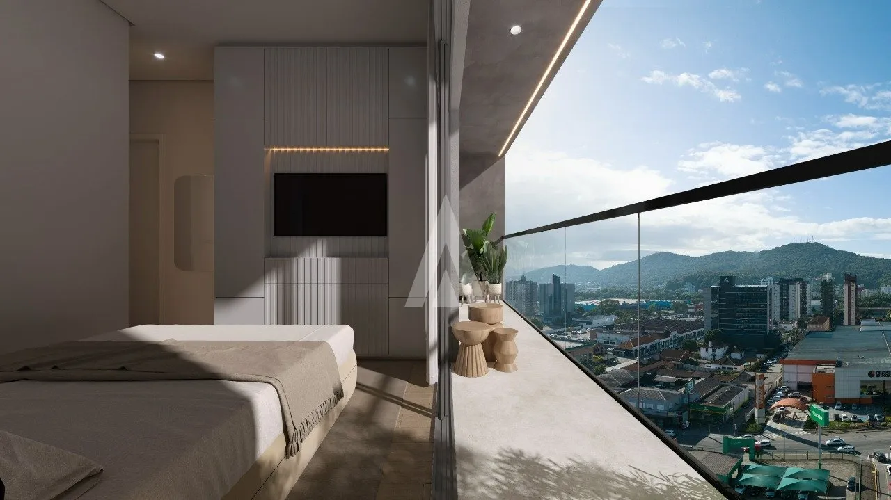 Apartamento com 1 suíte e 2 quartos à venda no bairro América em Joinville-SC por R$625.999,16. — foto 3