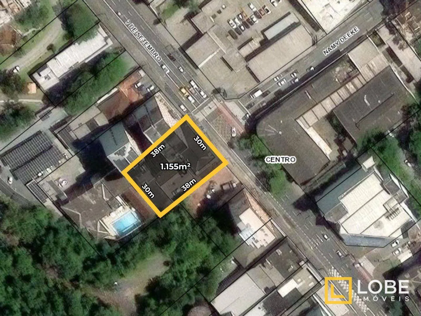 Terreno à venda com 1.155m no Centro de Blumenau/SC - foto 1