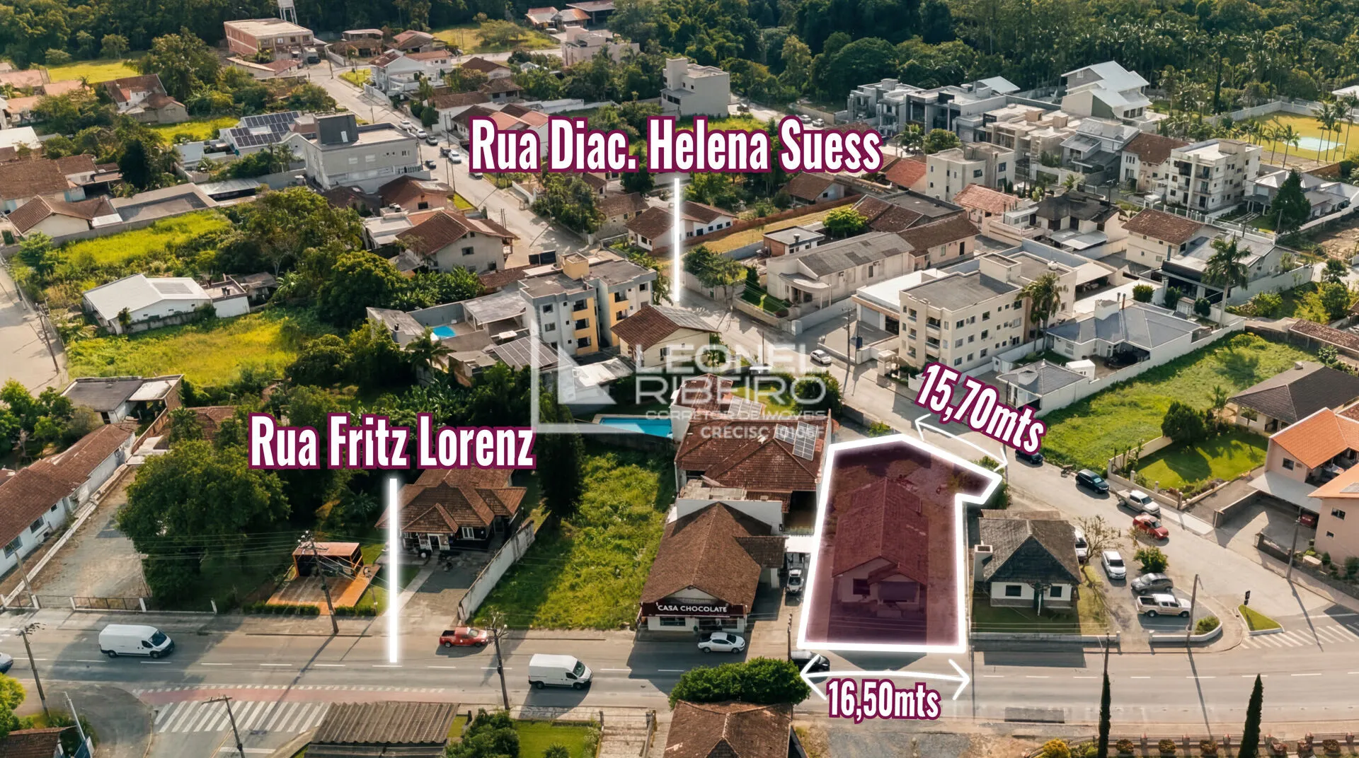 Terreno à venda com 632,26m no bairro Quintino em Timbó-SC - foto 1