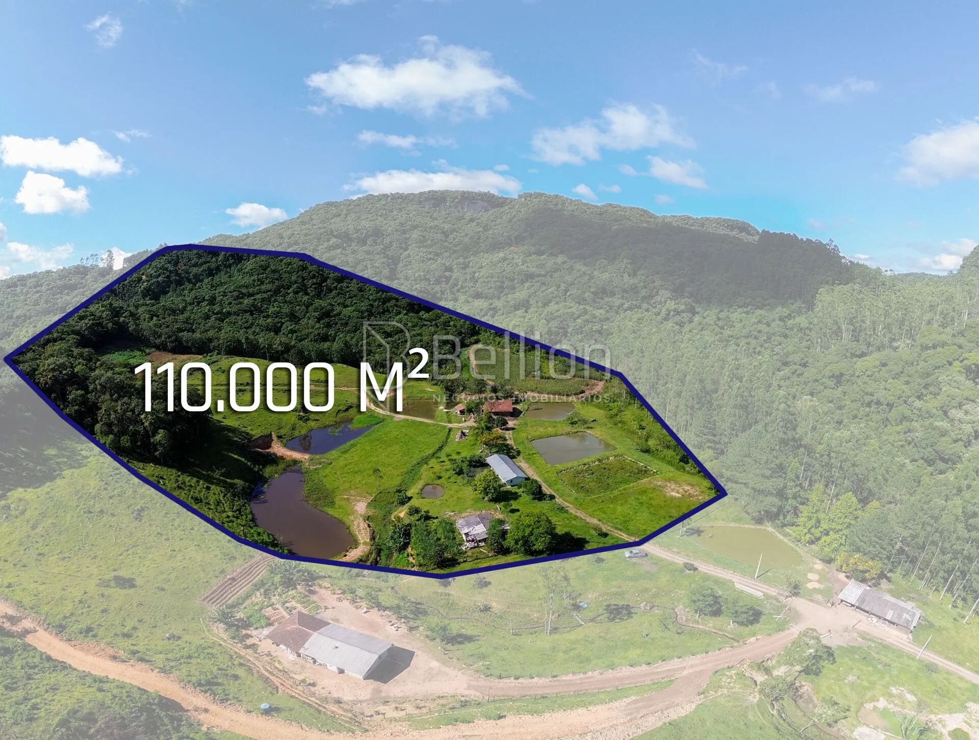 Sítio completo com lagoas, ribeirão e nascente em Rio dos Cedros — foto 3