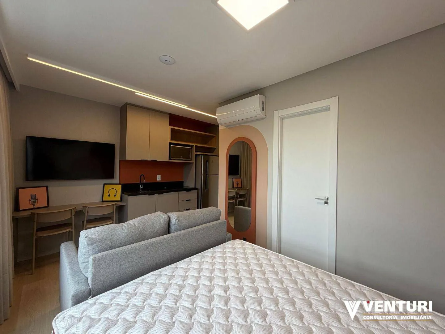 Apartamento com 1 dormitório para alugar, 21 m por R$ 2.903,60/mês - Velha - Blumenau/SC — foto 6