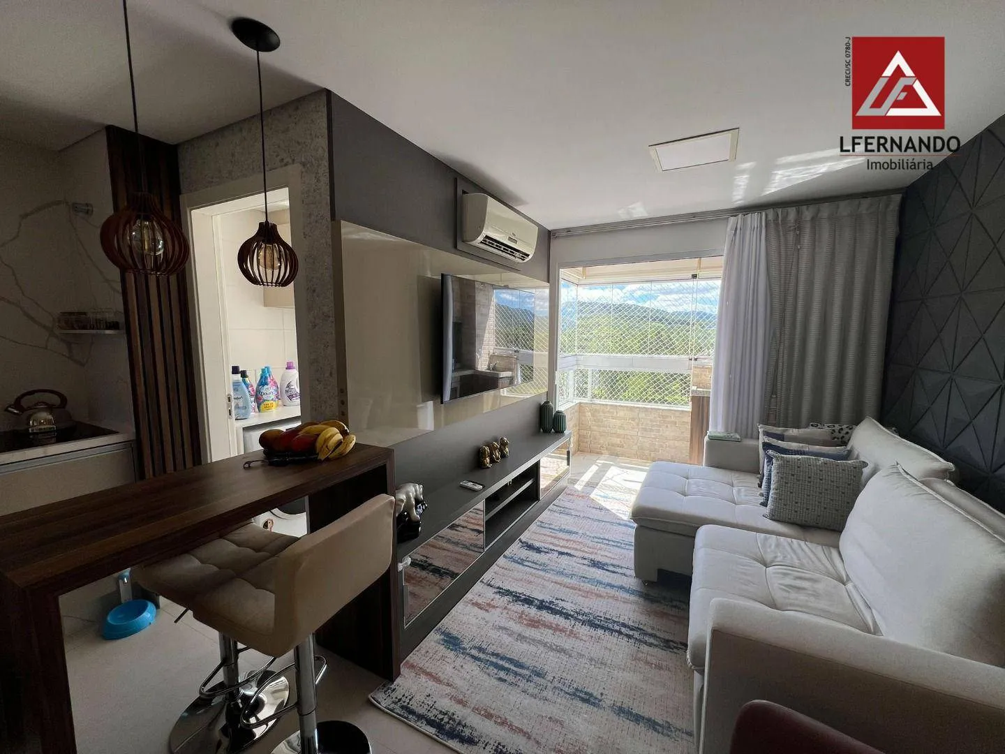 Apartamento mobiliado com 2 dormitórios, sendo 1 suíte à venda, 71 m por R$ 450.000 - Itoupava Central - Blumenau/SC — foto 2