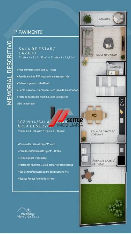 Casa de 2 suites a venda Morro da Cruz Avenida do Antao Florianopolis — foto 5