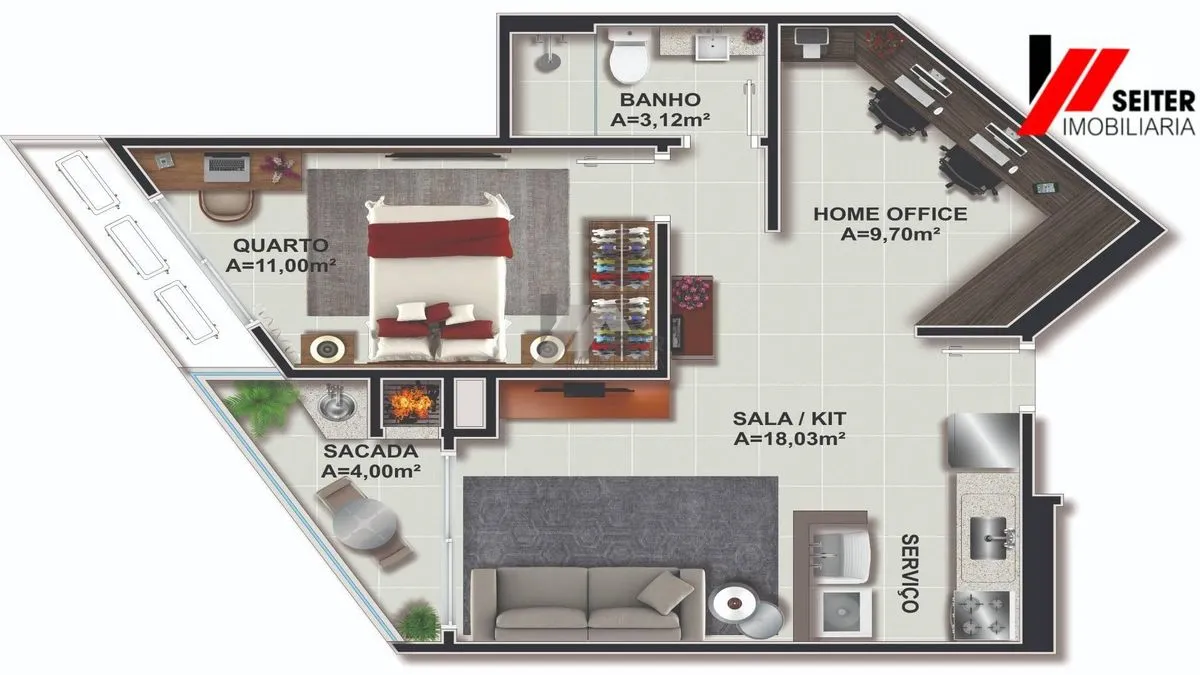 Duplex a venda Itacorubi Florianópolis — foto 3