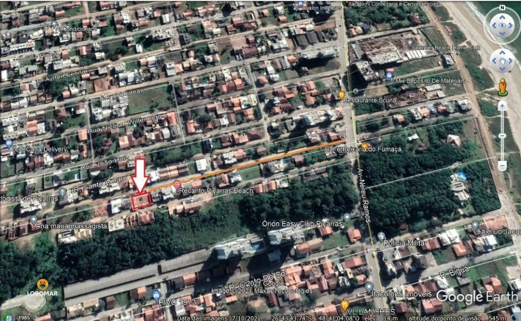 Apartamento semi-mobiliado à 500m do mar - Itacolomi - Balneário Piçarras/SC — foto 5