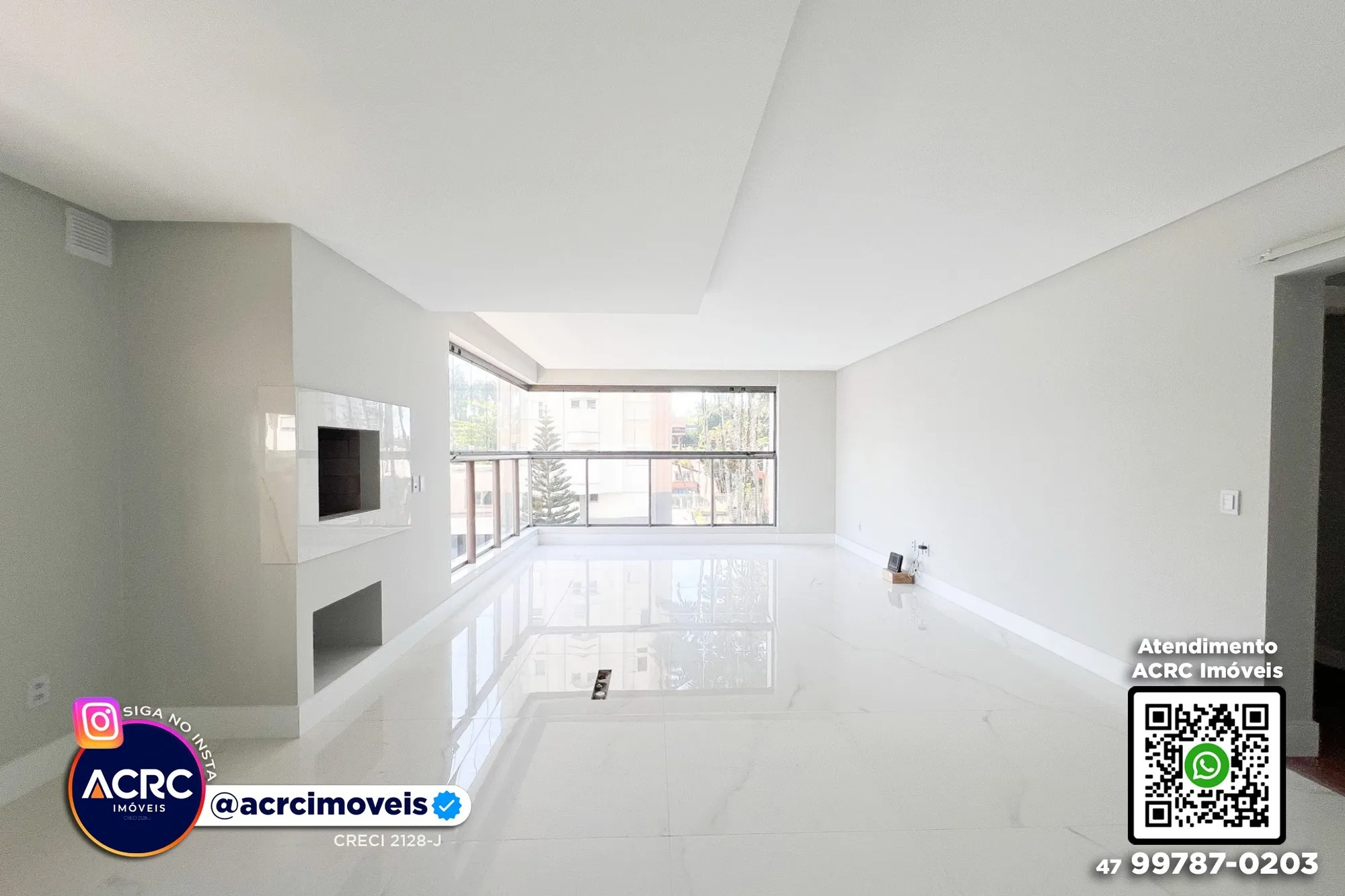ACRC Imóveis - AP10180 - Apartamento com terraço a Venda no Bairro Victor Konder em Blumenau — foto 3