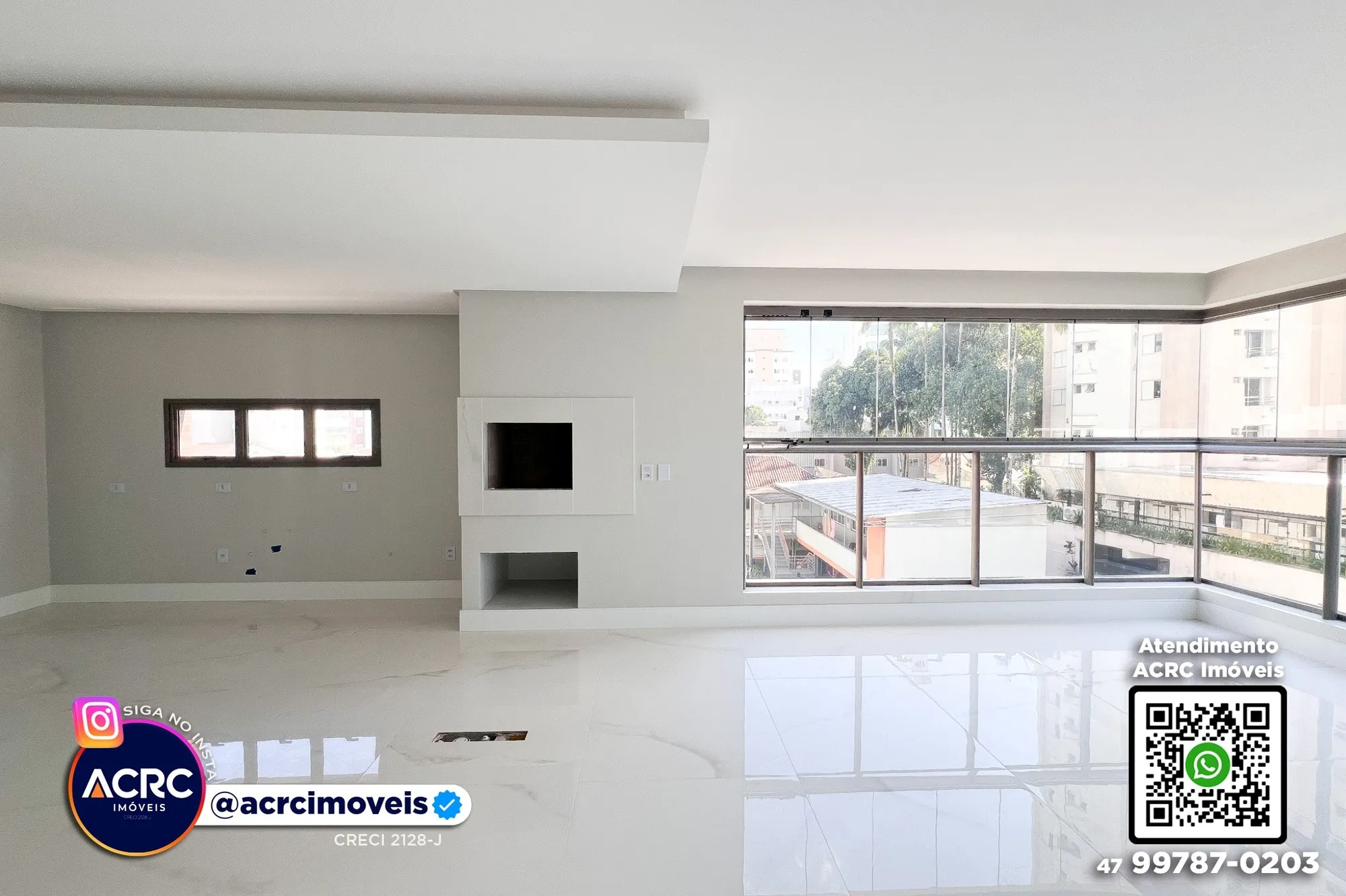 ACRC Imóveis - AP10180 - Apartamento com terraço a Venda no Bairro Victor Konder em Blumenau — foto 4