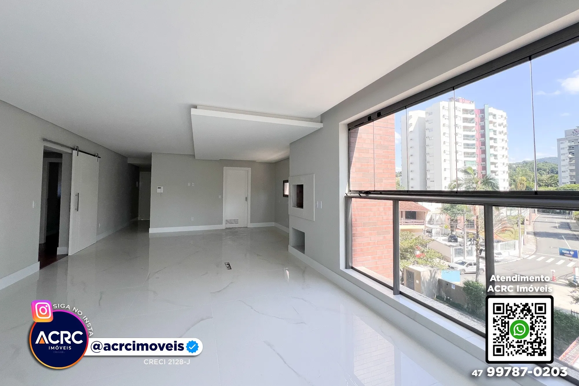 ACRC Imóveis - AP10180 - Apartamento com terraço a Venda no Bairro Victor Konder em Blumenau — foto 5