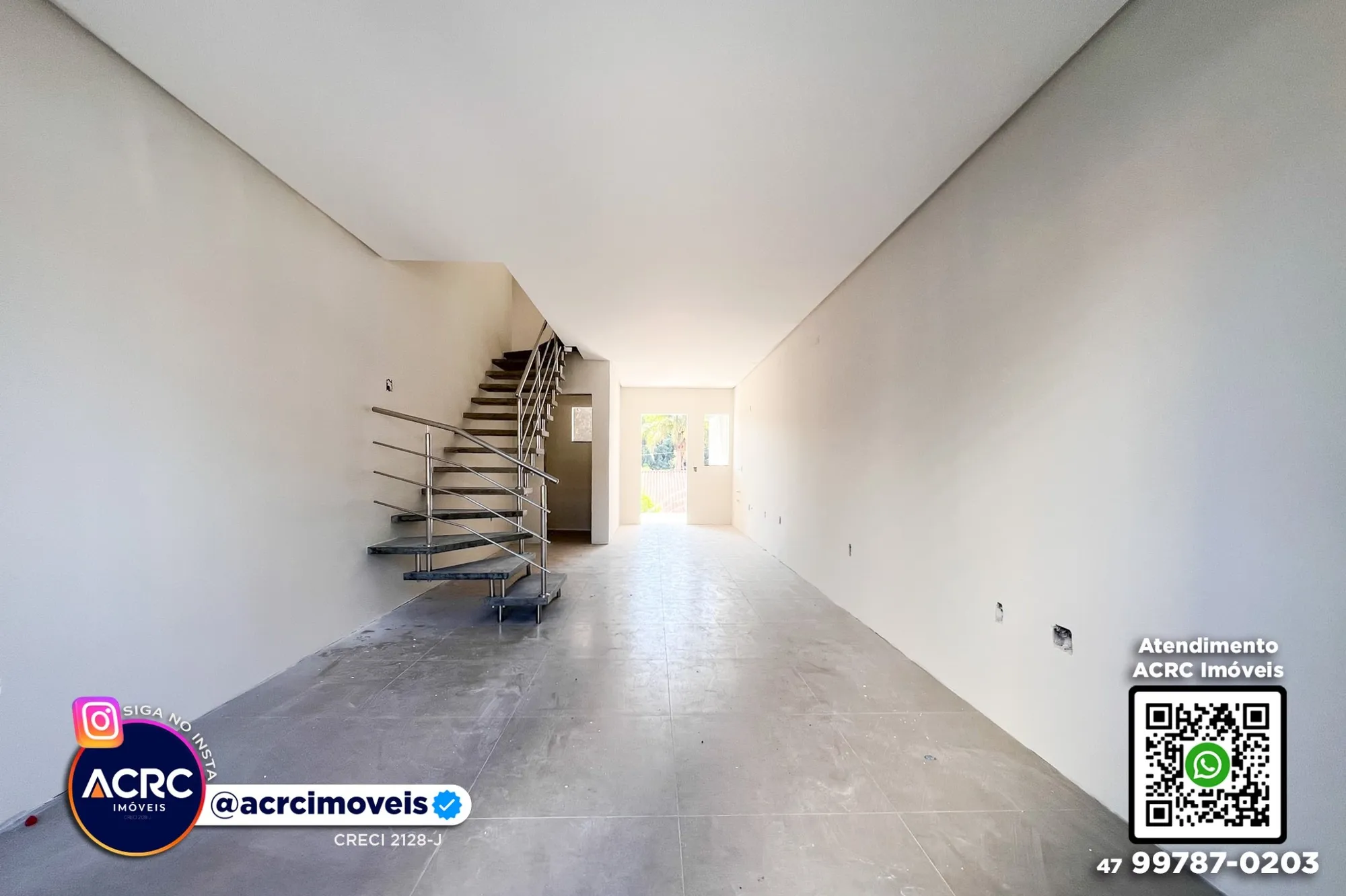 ACRC Imóveis - CA03736 - Sobrado em construção a Venda no Bairro Velha em Blumenau — foto 4