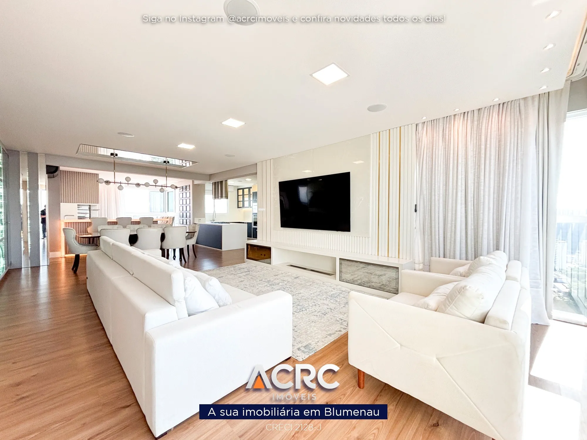 ACRC Imóveis - AP10176 - Apartamento alto padrão no Bairro Victor Konder em Blumenau - foto 1
