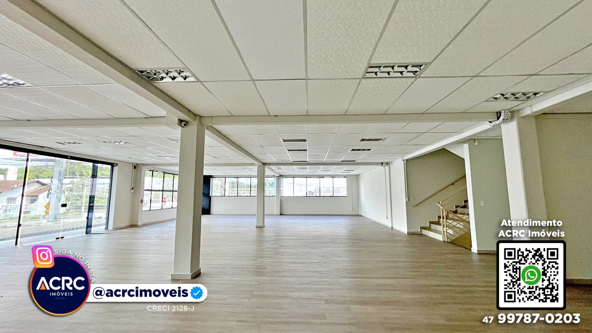 ACRC Imóveis - GL00432 - Galpão para Locação no Bairro Vorstadt em Blumenau — foto 4