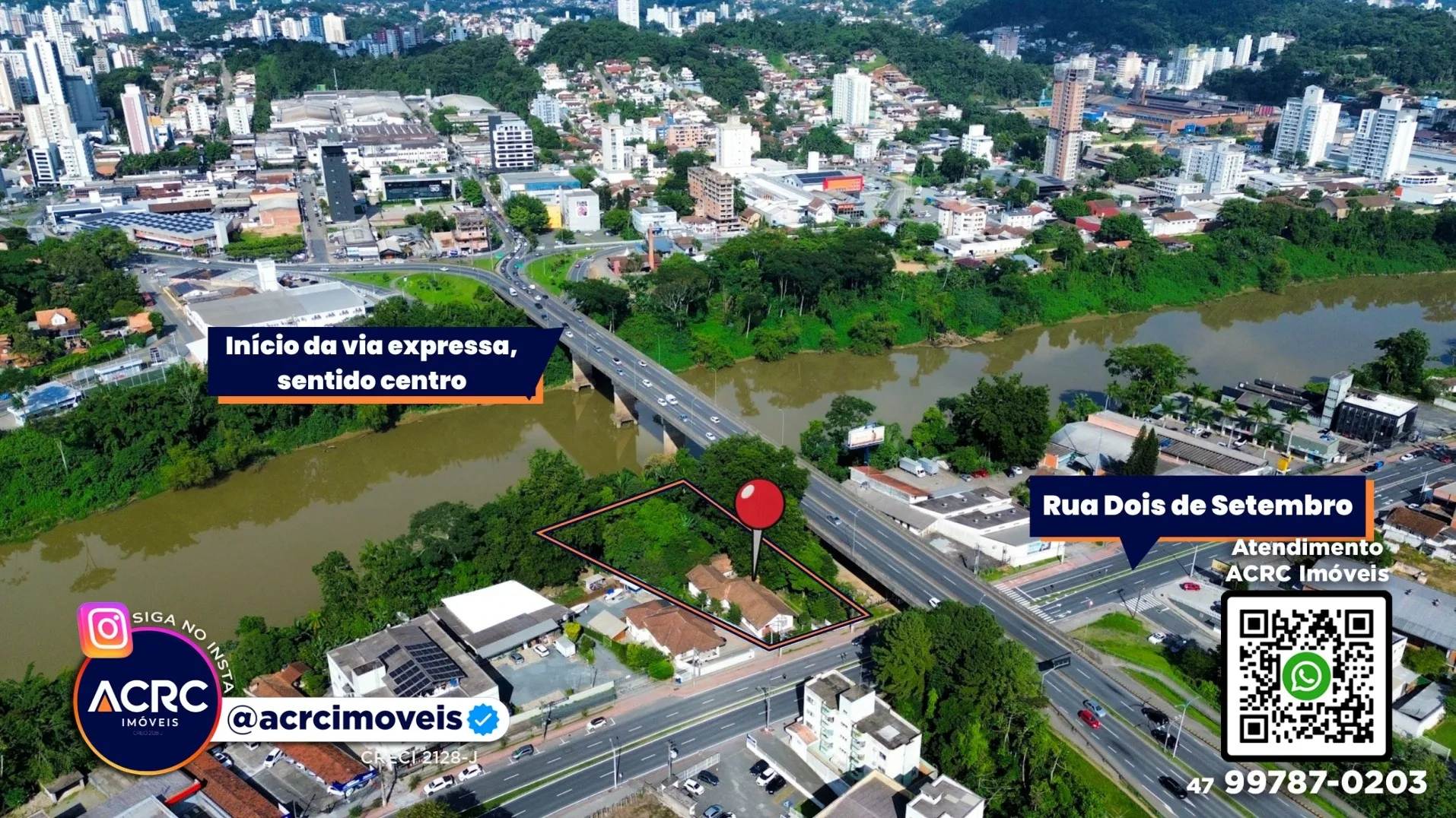 ACRC Imóveis - TE01356 - Terreno com 1.777,44m para Venda no Bairro Itoupava Norte em Blumenau - foto 1