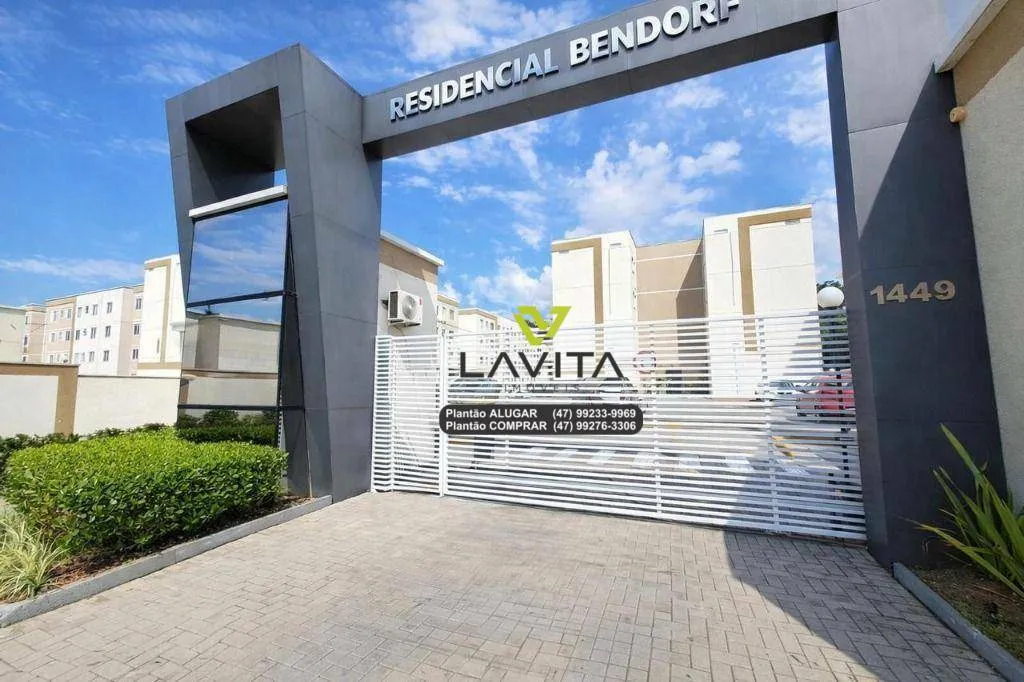 Apartamento semi mobiliado com 02 dormitórios para alugar no Residencial Bendorf, Bairro Itoupava Central, Blumenau-SC, próximo ao mercado TOP — foto 2