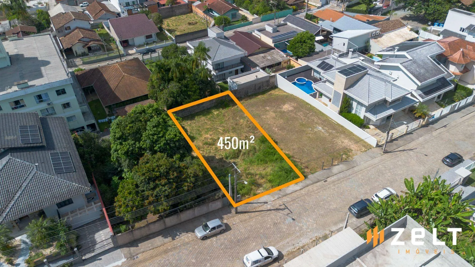 Terreno Plano com 450m2 para Construir, À Venda no Bairro Garcia, Blumenau - foto 1