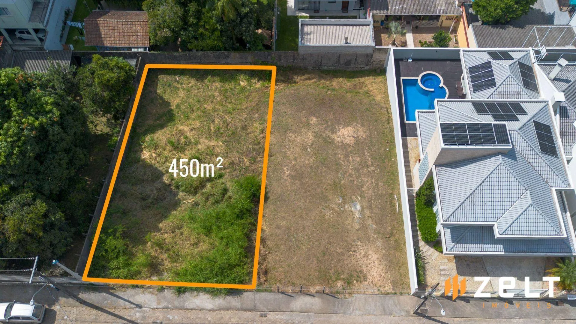 Terreno Plano com 450m2 para Construir, À Venda no Bairro Garcia, Blumenau — foto 3