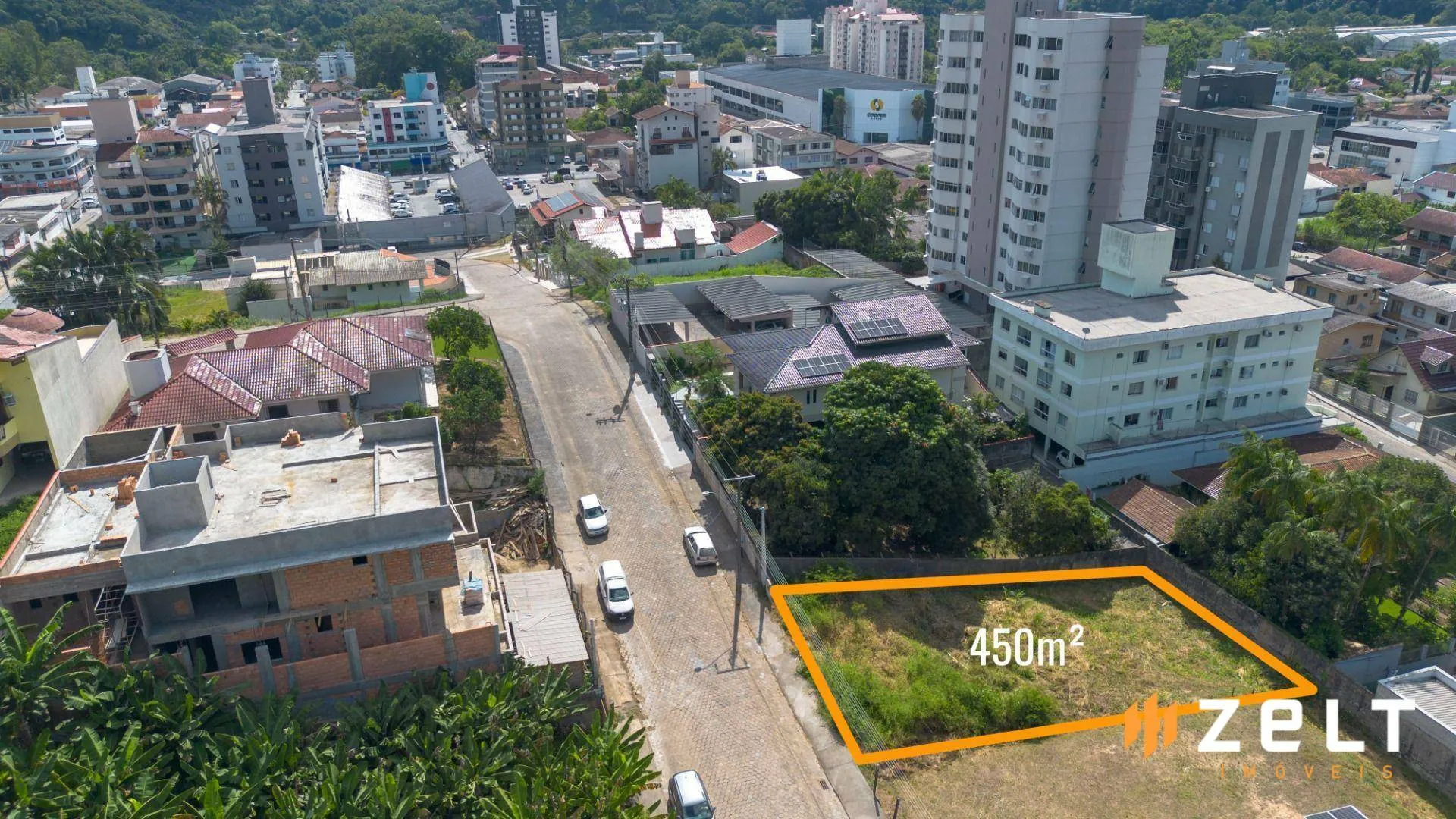 Terreno Plano com 450m2 para Construir, À Venda no Bairro Garcia, Blumenau — foto 7