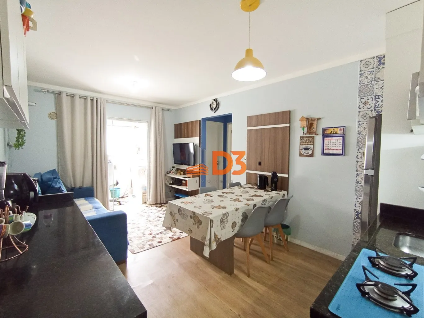 Apartamento Mobiliado para alugar - bairro Ribeirão Fresco — foto 3