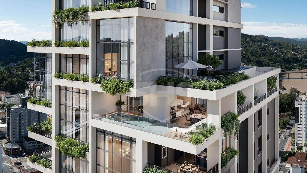 Apartamento com 4 dormitórios à venda, 208 m por R$ 3.244.526,37 - Ponta Aguda - Blumenau/SC — foto 3