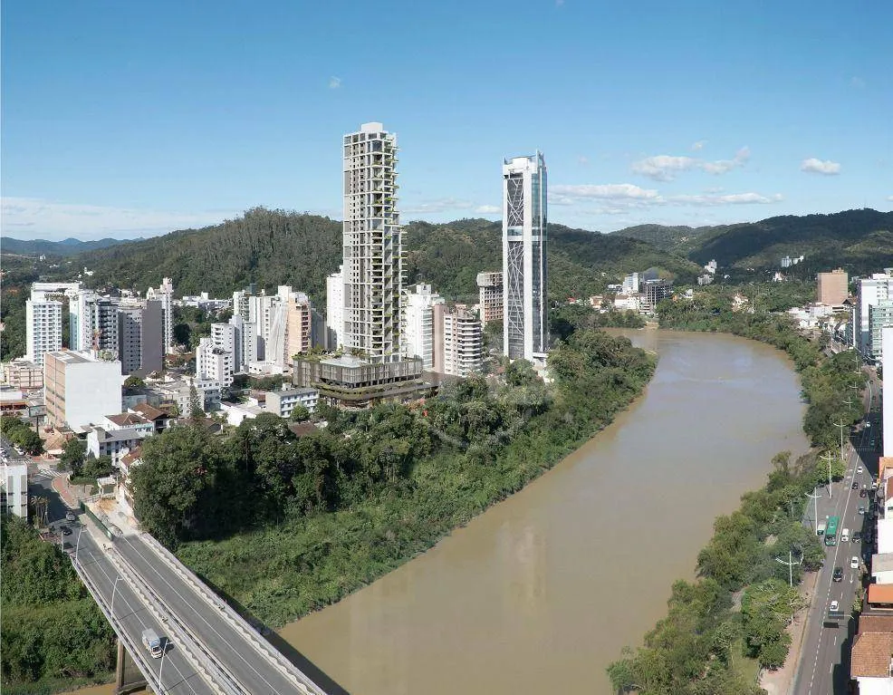 Apartamento com 4 dormitórios à venda, 208 m por R$ 3.161.984,63 - Ponta Aguda - Blumenau/SC — foto 2