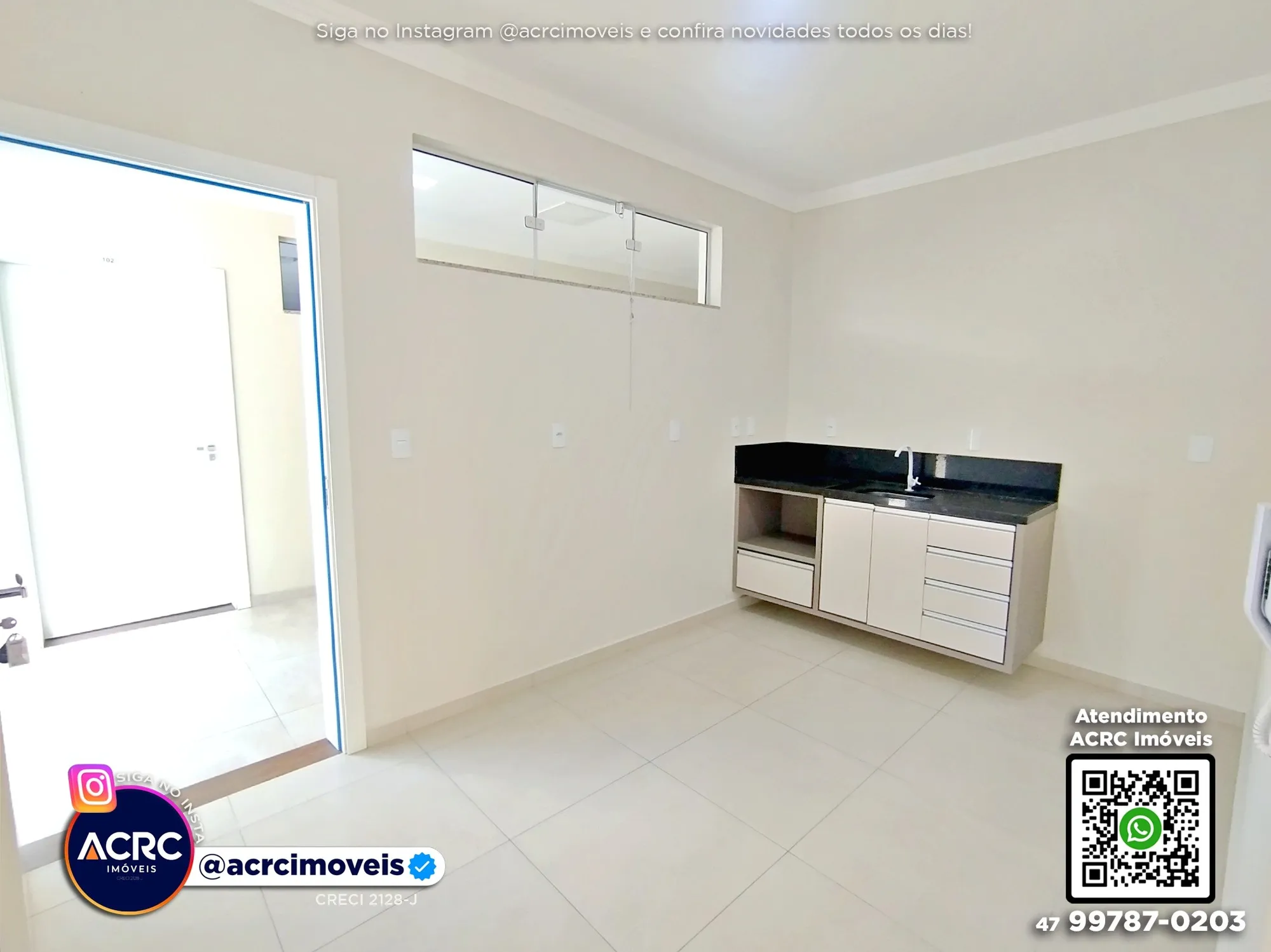 ACRC Imóveis - AP10193 - Apartamento para Locação no Bairro Vila Nova em Blumenau — foto 3