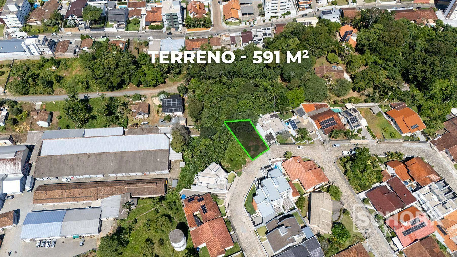 Terreno à venda, 591 m por R$ 550.000,00 - Escola Agrícola - Blumenau/SC - foto 1