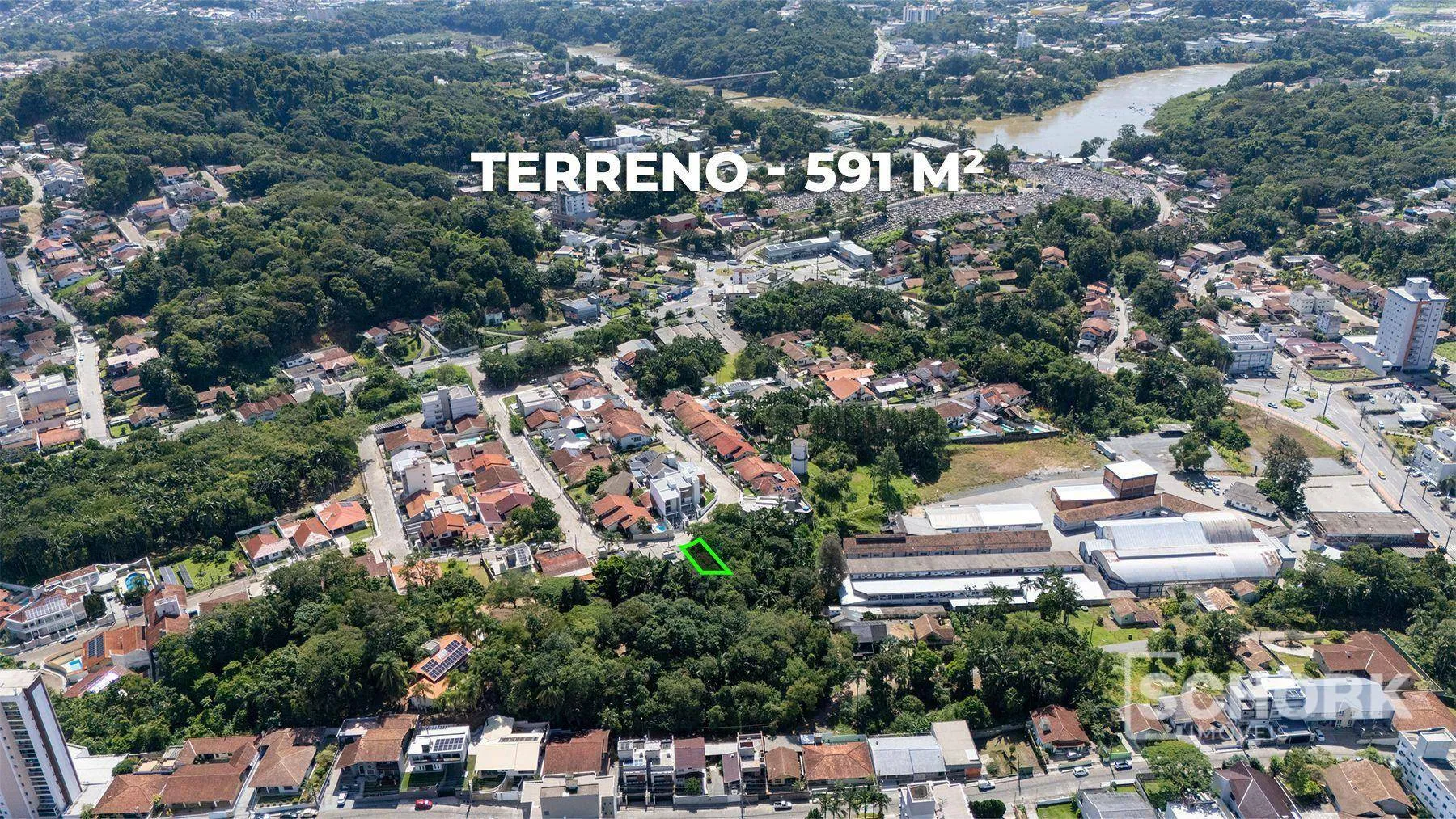 Terreno à venda, 591 m por R$ 550.000,00 - Escola Agrícola - Blumenau/SC — foto 3
