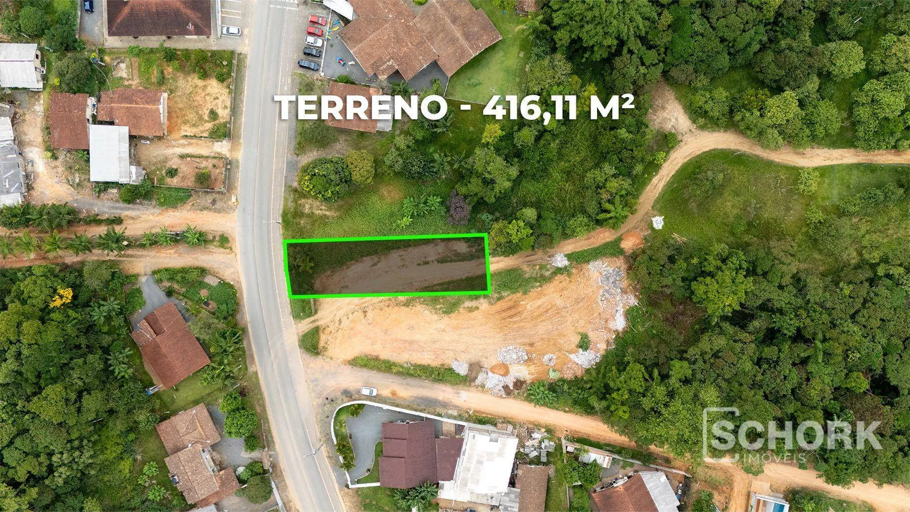 Terreno à venda, 416 m por R$ 250.000,00 - Tiroleses - Timbó/SC — foto 2