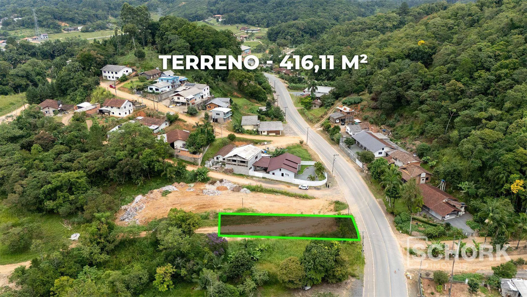 Terreno à venda, 416 m por R$ 250.000,00 - Tiroleses - Timbó/SC — foto 3