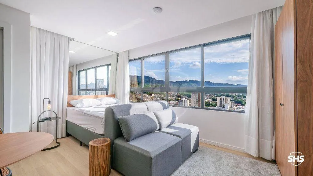 Apartamento com 1 dormitório, 27 m - venda por R$ 495.000,00 ou aluguel por R$ 2.850,00/mês - Velha - Blumenau/SC — foto 2