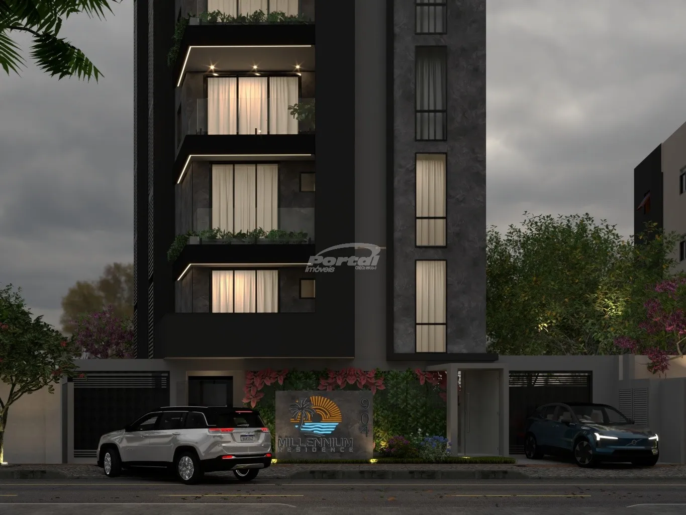 Apartamento no centro de Balneário Piçarras a apenas 300 metros da praia tipo compacto de luxo e apartamentos convencionais. — foto 4
