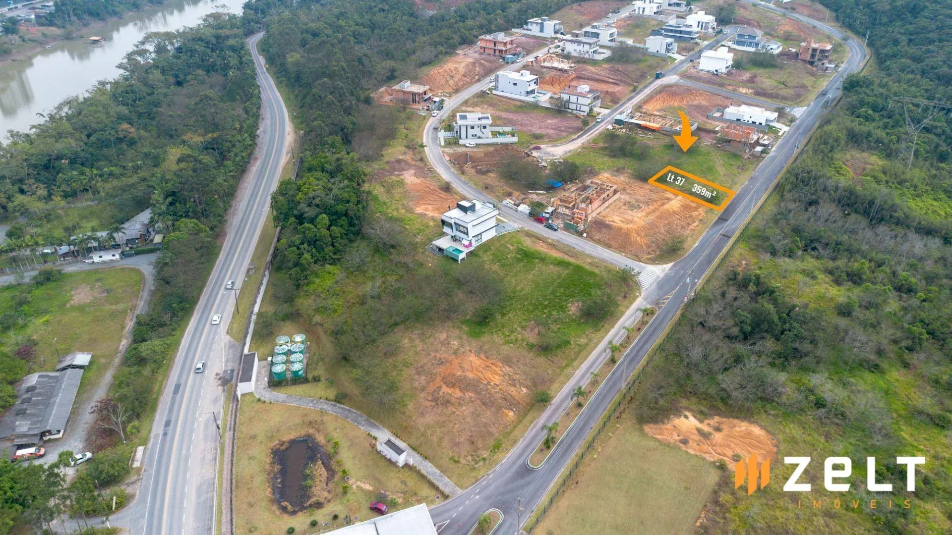 Terreno à venda, 359 m por R$ 315.000,00 - Ponta Aguda - Blumenau/SC - foto 1