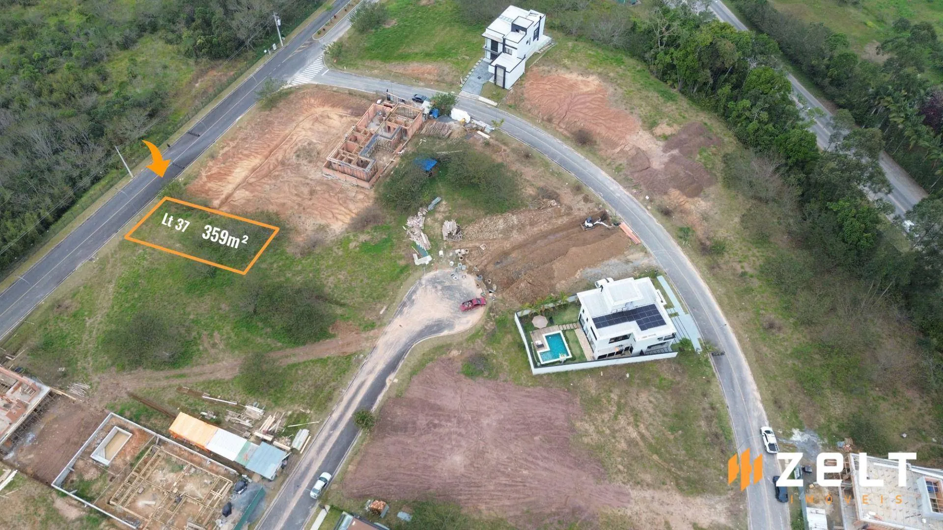 Terreno à venda, 359 m por R$ 315.000,00 - Ponta Aguda - Blumenau/SC — foto 3