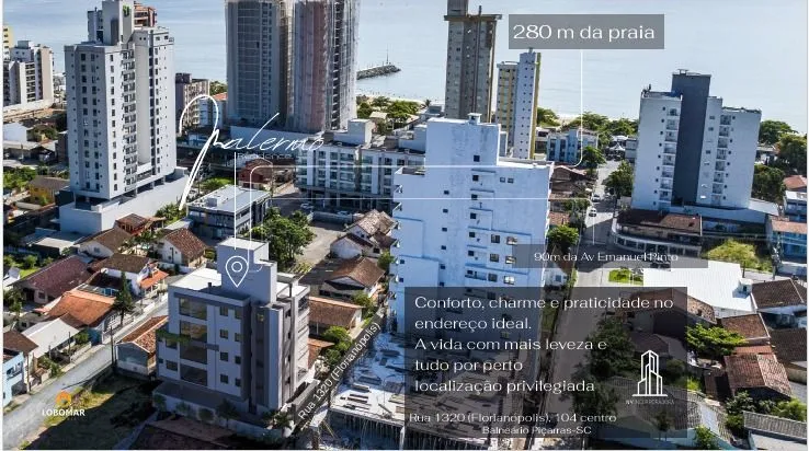 Lançamento Residencial Palermo, à 250m do mar, centro de Balneário Piçarras SC. — foto 3