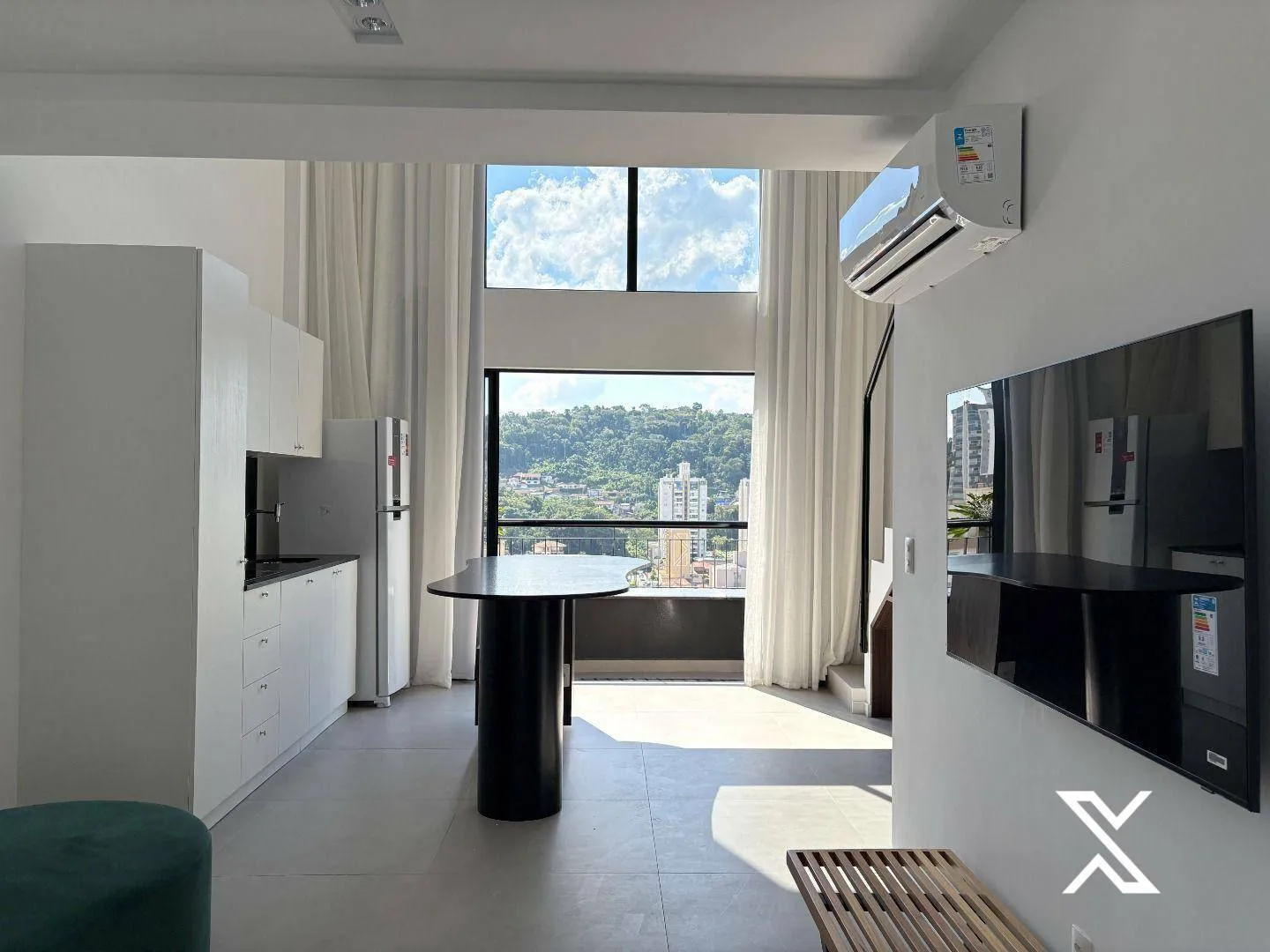 Apartamento Duplex Novo com 1 dormitório para alugar - Vila Nova - Blumenau/SC - foto 1