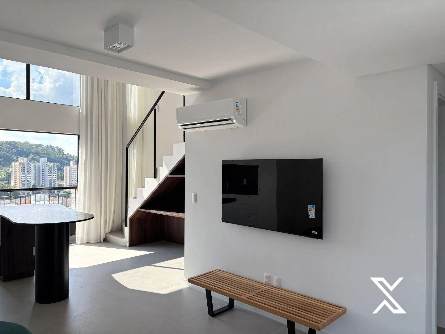 Apartamento Duplex Novo com 1 dormitório para alugar - Vila Nova - Blumenau/SC — foto 2